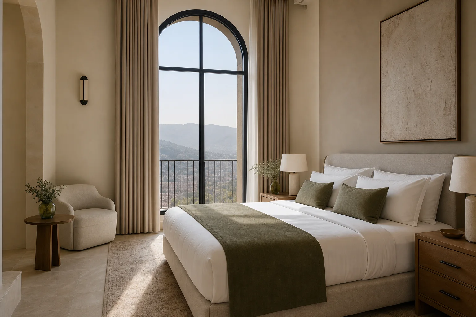 Deluxe Mountain Room interior concept